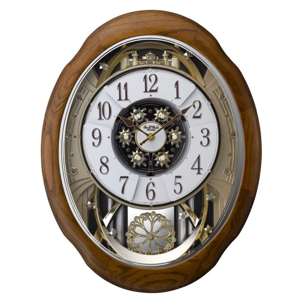 Amazon.co.jp: Rhythm Clocks Joyful Meditation Wall Clocks by